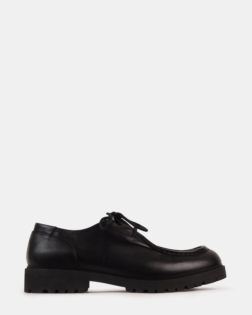 ELROYY BLACK LEATHER - Men's Shoes - Steve Madden Canada