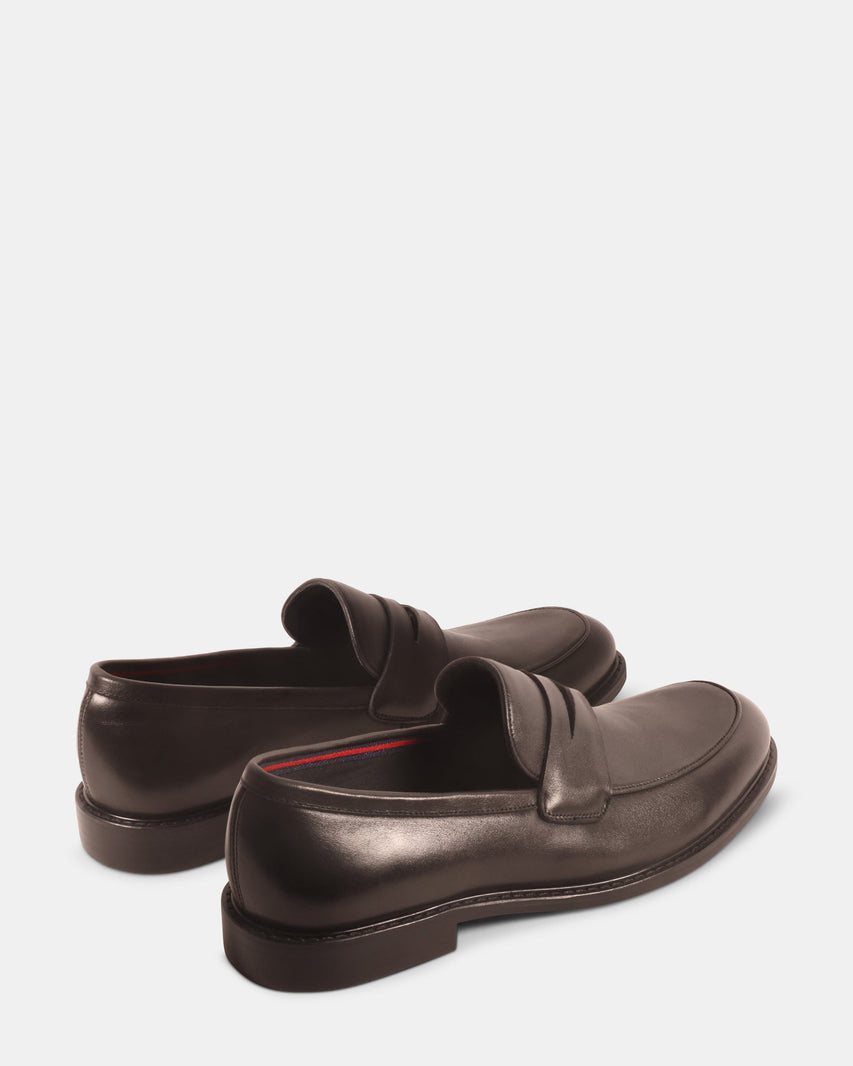 ESTEBAN BLACK LEATHER - Men's Shoes - Steve Madden Canada