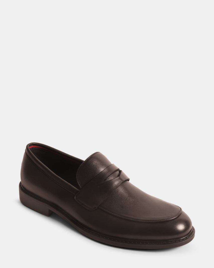 ESTEBAN BLACK LEATHER - Men's Shoes - Steve Madden Canada