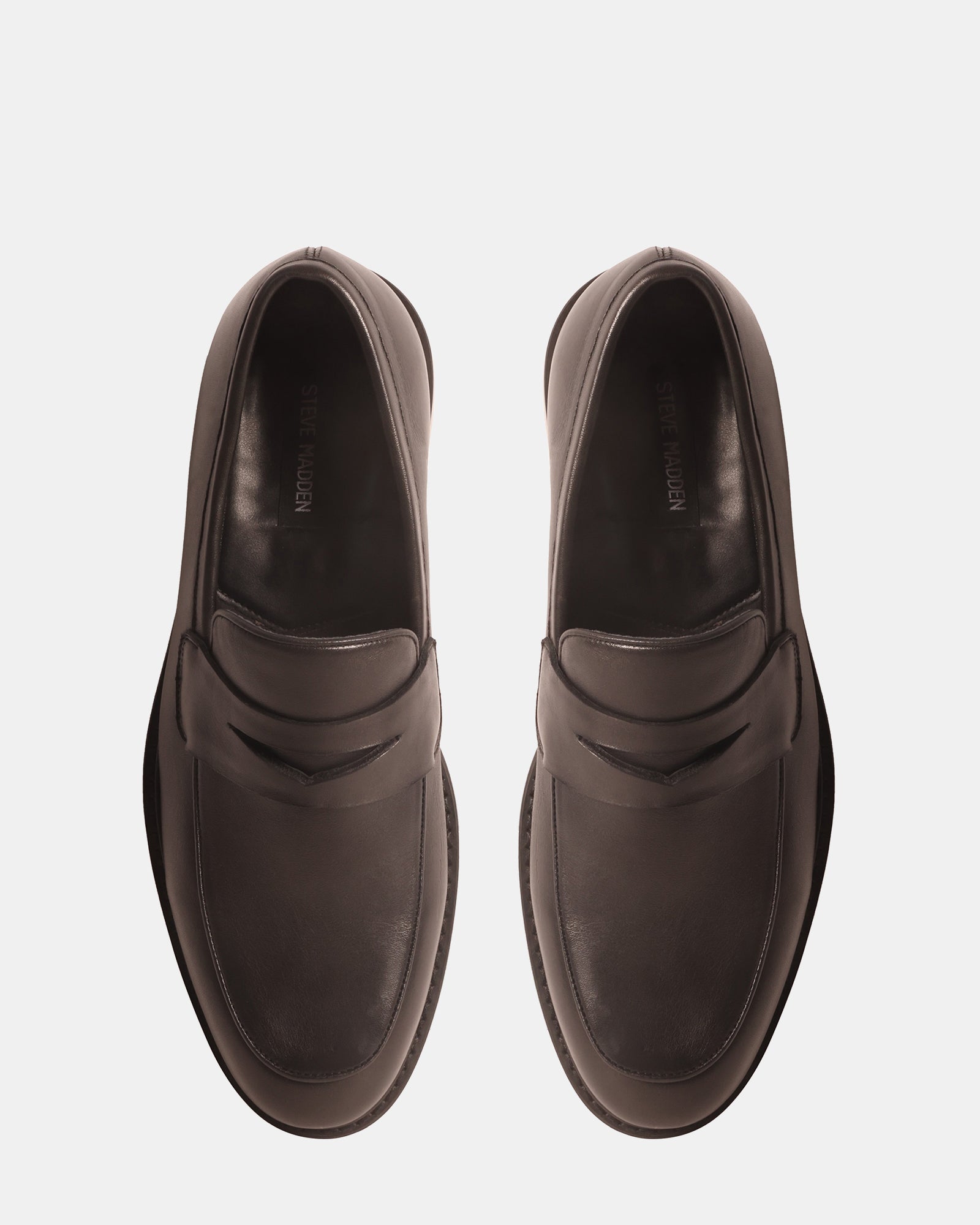 ESTEBAN BLACK LEATHER - Men's Shoes - Steve Madden Canada