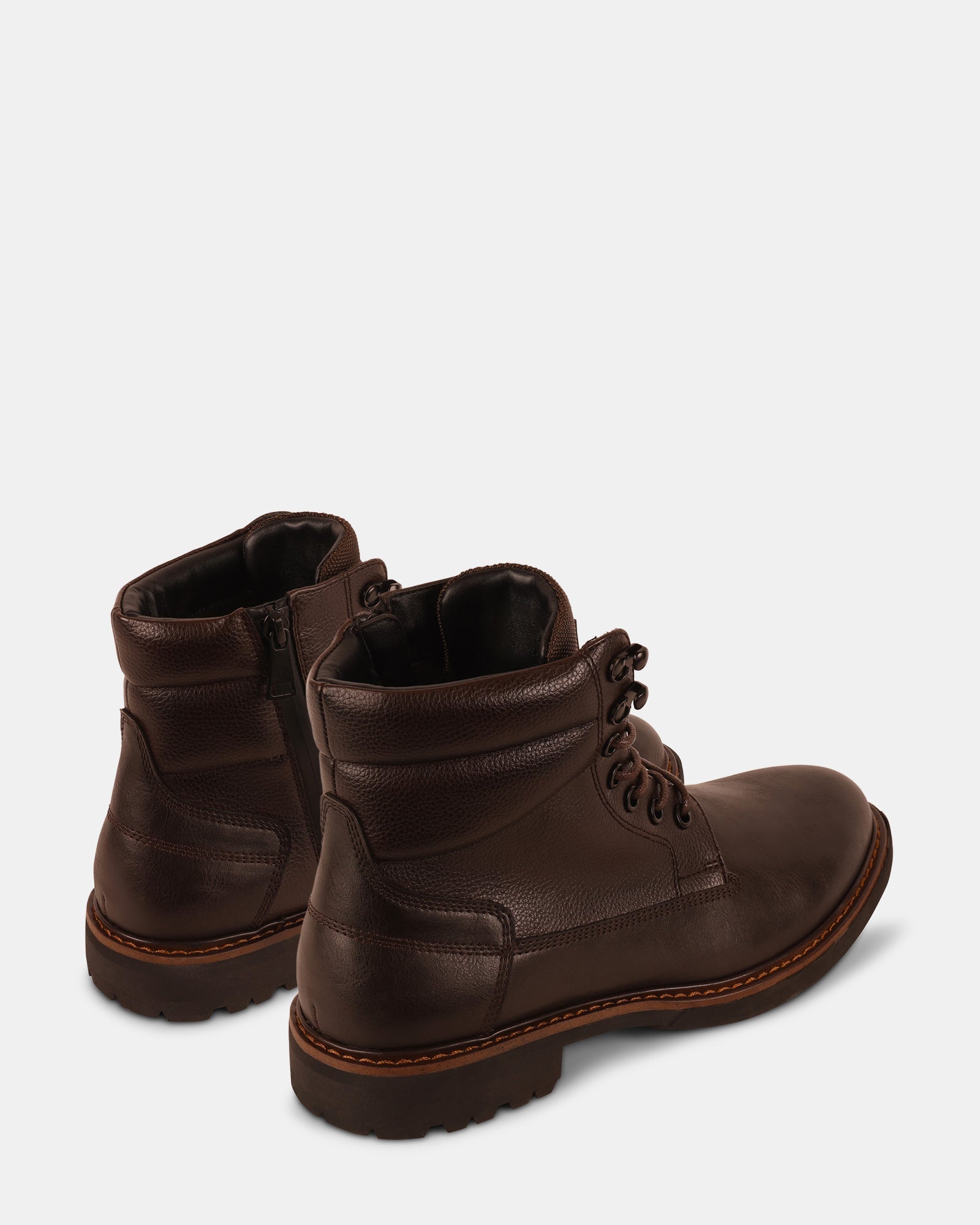 FREDDO BROWN LEATHER - Men's Shoes - Steve Madden Canada
