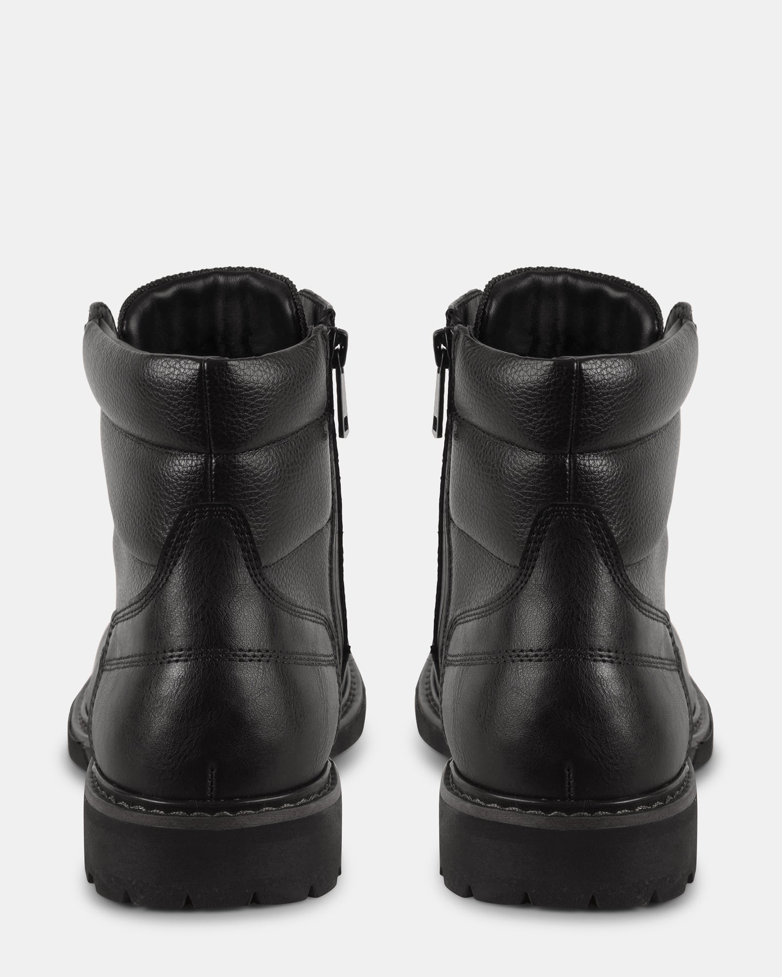 FREDDO BLACK LEATHER - Men's Shoes - Steve Madden Canada
