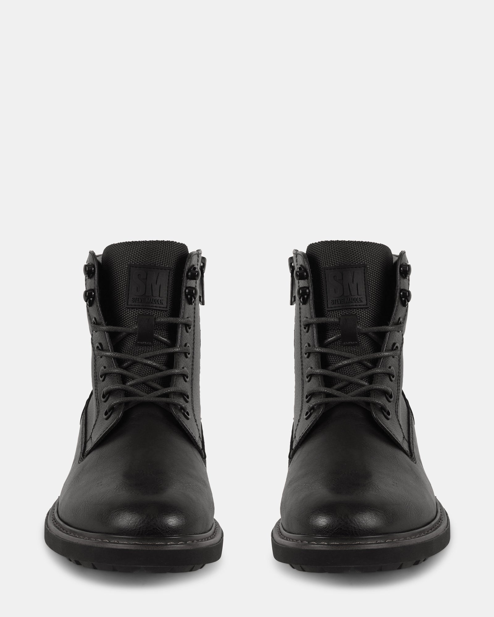 FREDDO BLACK LEATHER - Men's Shoes - Steve Madden Canada