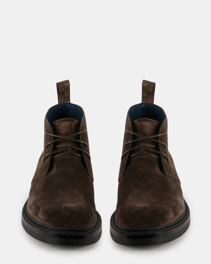 HARPERR BROWN SUEDE - Men's Shoes - Steve Madden Canada