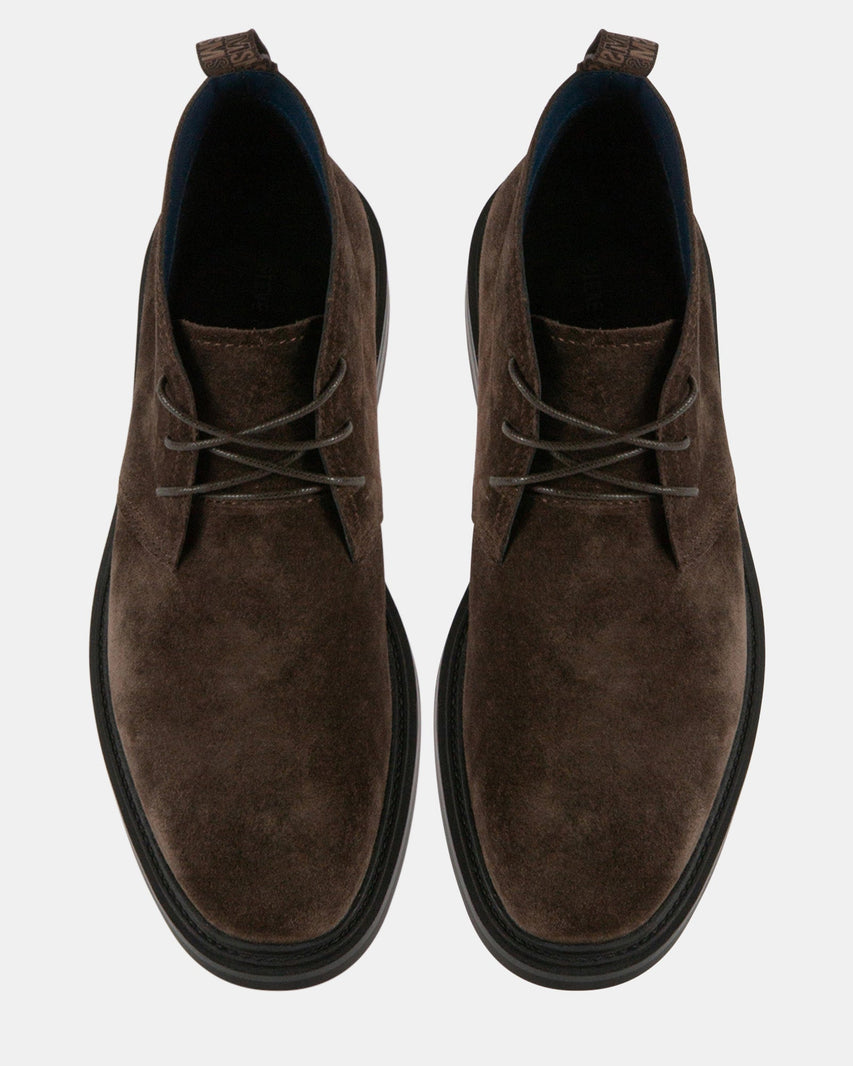HARPERR BROWN SUEDE - Men's Shoes - Steve Madden Canada