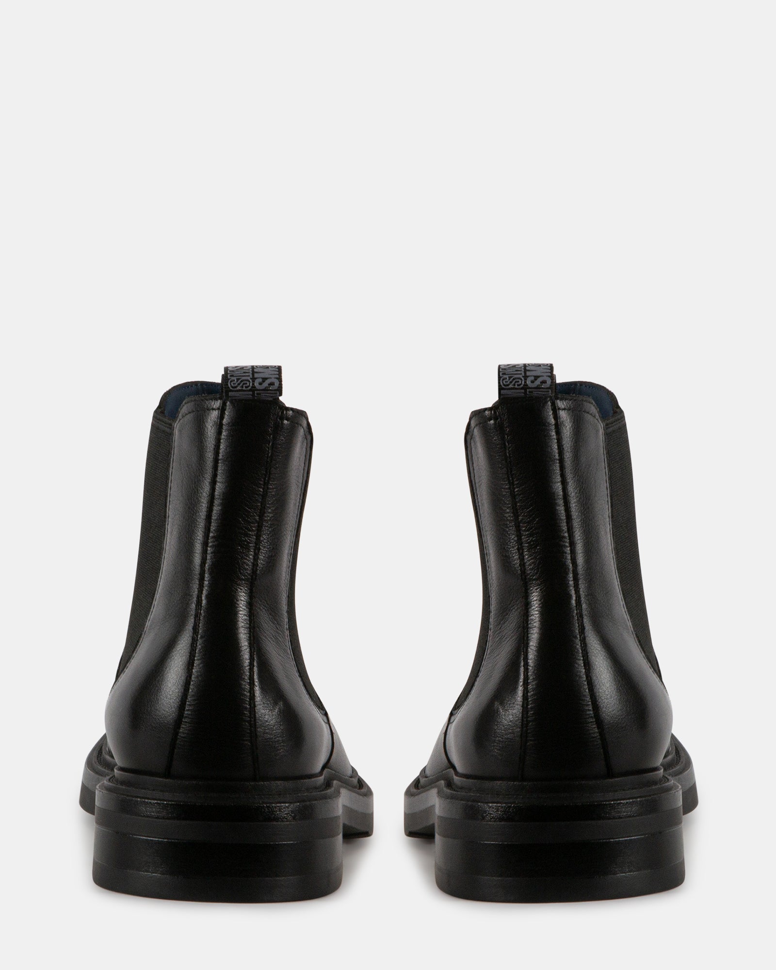 HATTON BLACK LEATHER - Men's Shoes - Steve Madden Canada