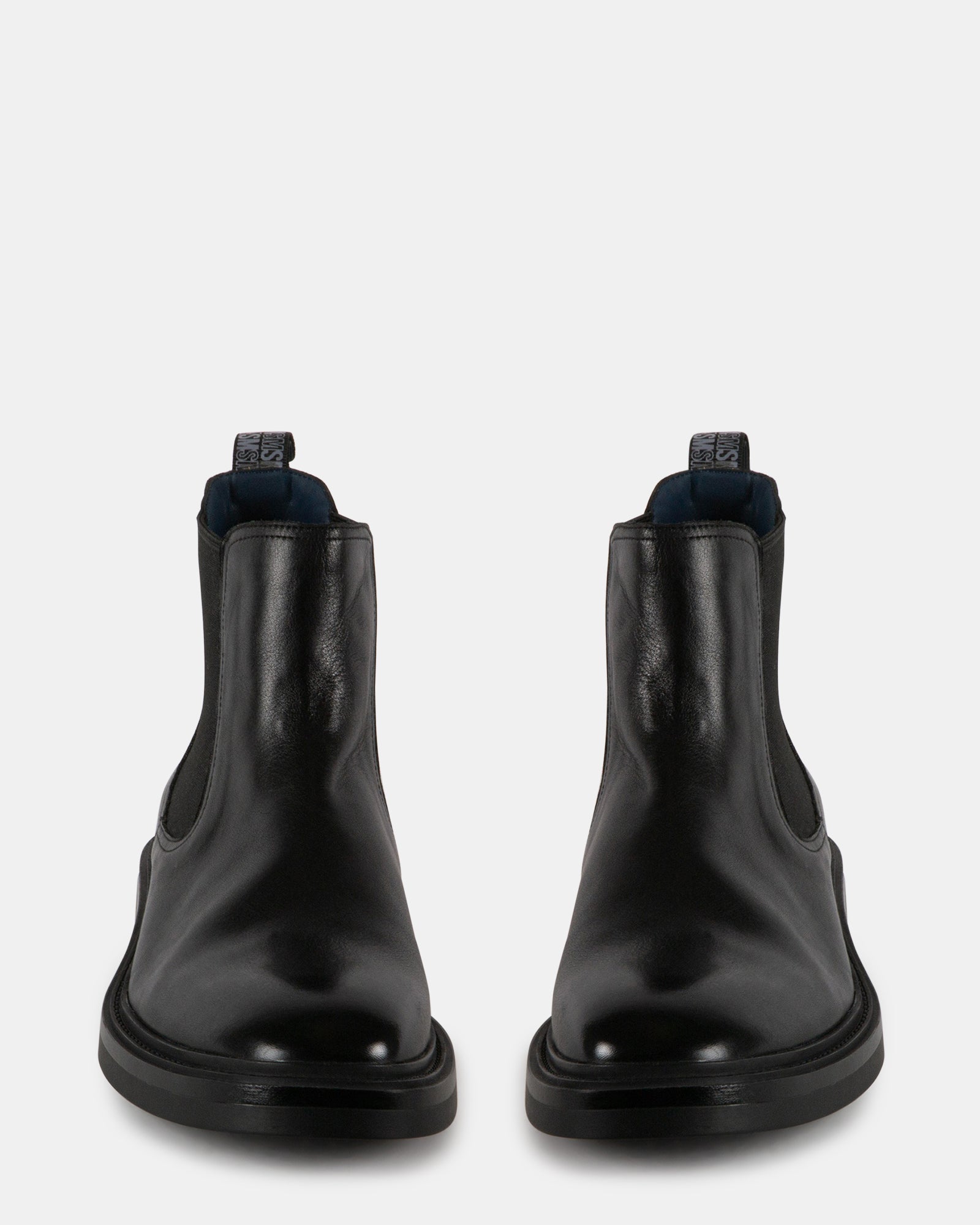 HATTON BLACK LEATHER - Men's Shoes - Steve Madden Canada