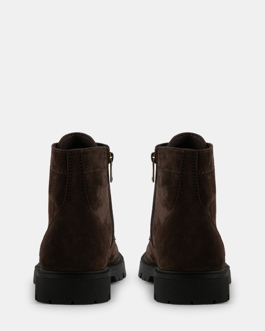HEATHROW BROWN SUEDE - Men's Shoes - Steve Madden Canada