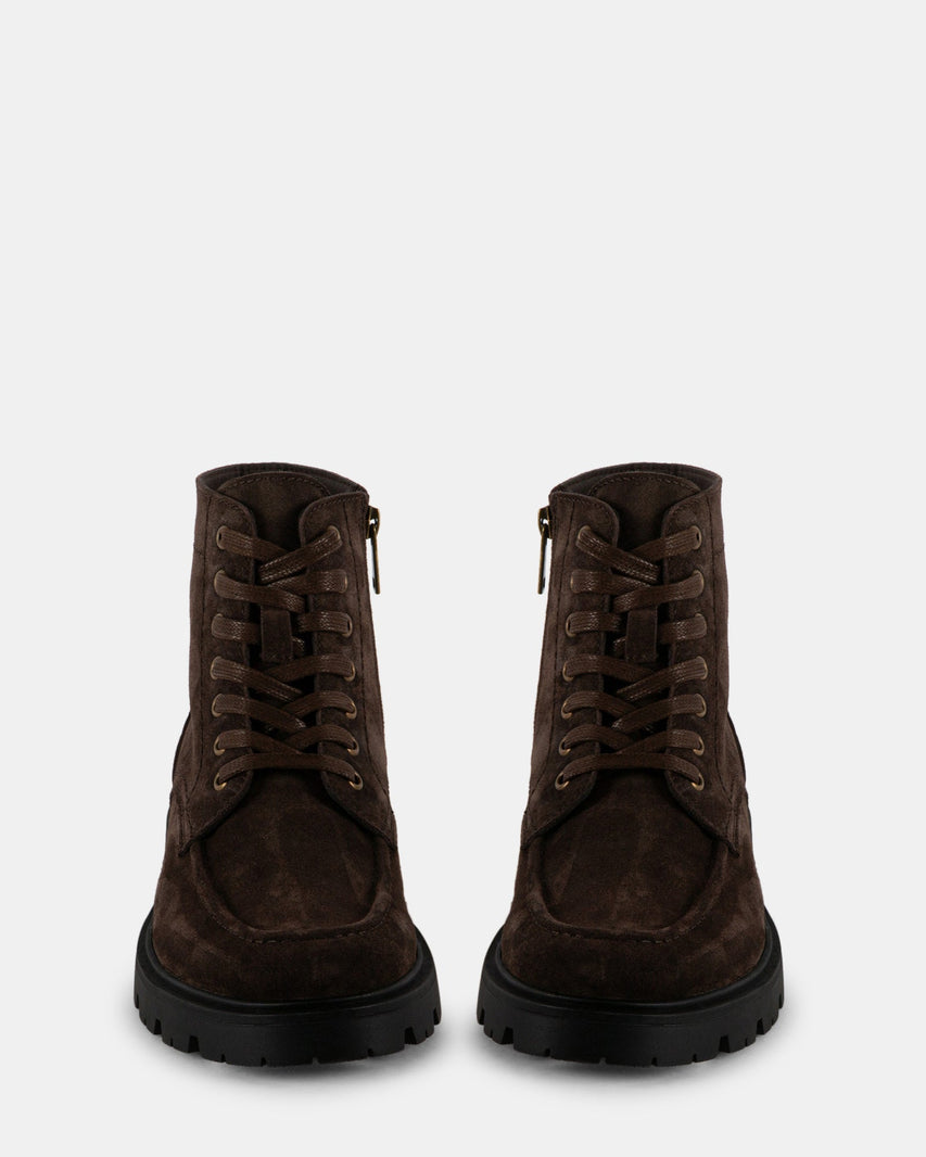 HEATHROW BROWN SUEDE - Men's Shoes - Steve Madden Canada