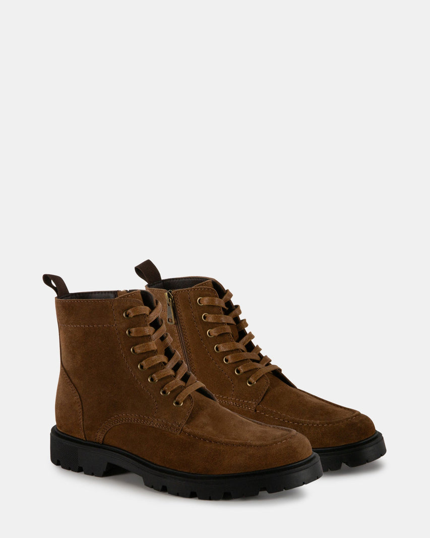 HEATHROW TOBACCO SUEDE - Men's Shoes - Steve Madden Canada