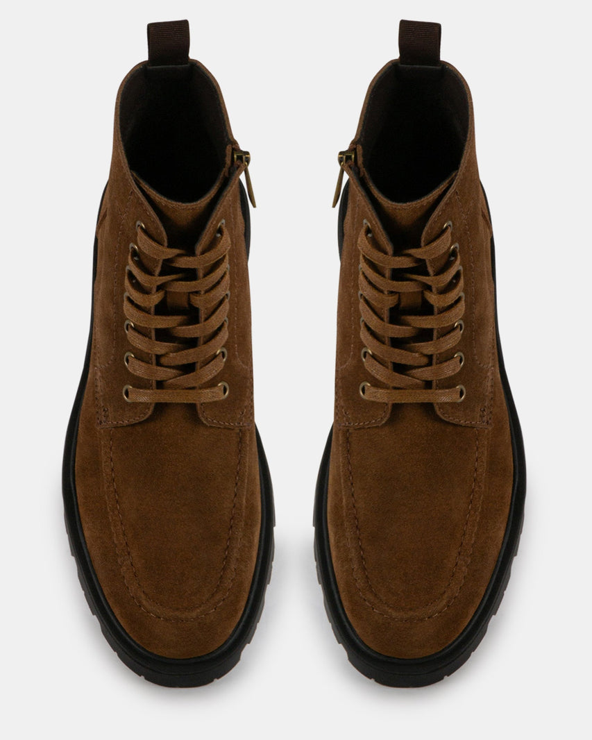 HEATHROW TOBACCO SUEDE - Men's Shoes - Steve Madden Canada
