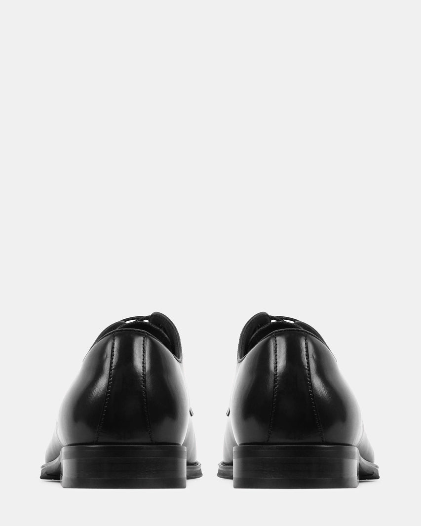 KERIAN BLACK LEATHER - Men's Shoes - Steve Madden Canada