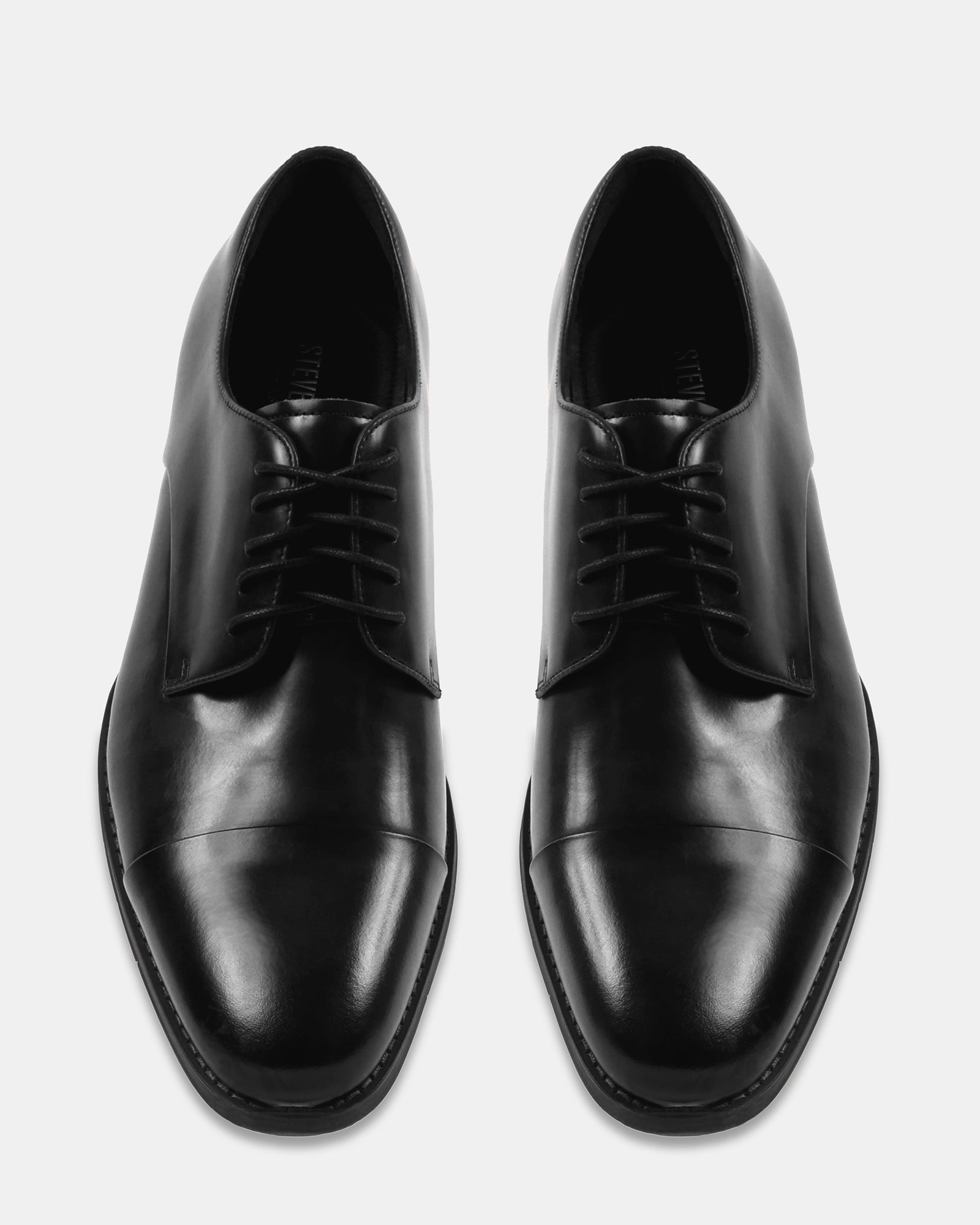 KERIAN BLACK LEATHER - Men's Shoes - Steve Madden Canada