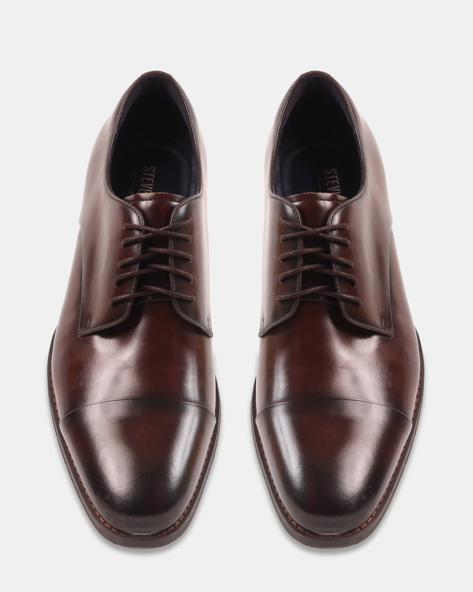 KERIAN BROWN LEATHER - Men's Shoes - Steve Madden Canada