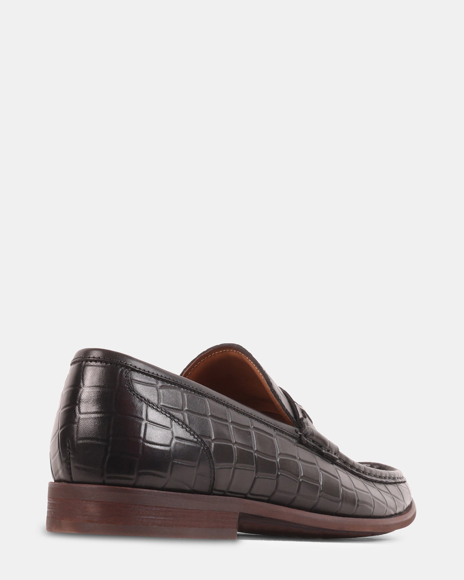KLINE BLACK LEATHER - Men's Shoes - Steve Madden Canada