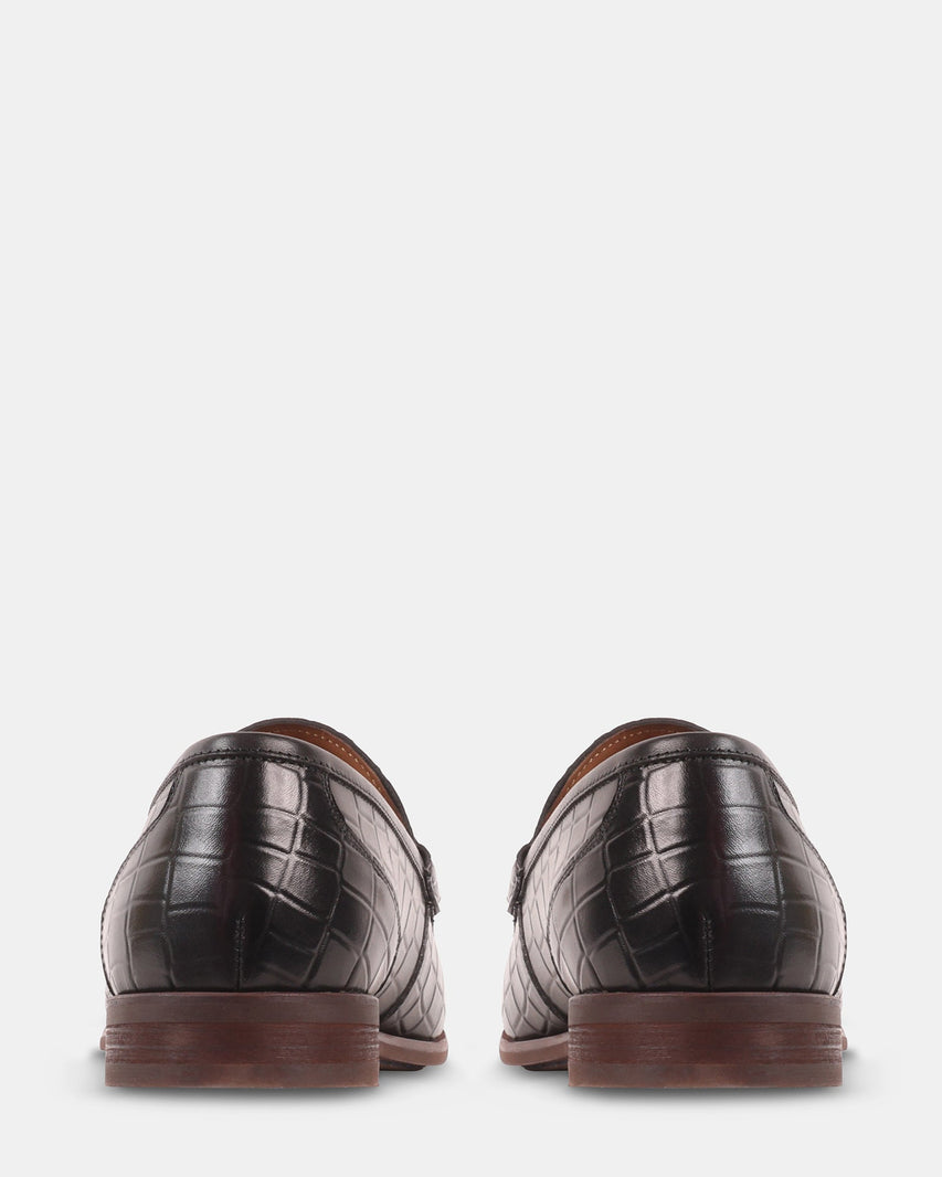 KLINE BLACK LEATHER - Men's Shoes - Steve Madden Canada
