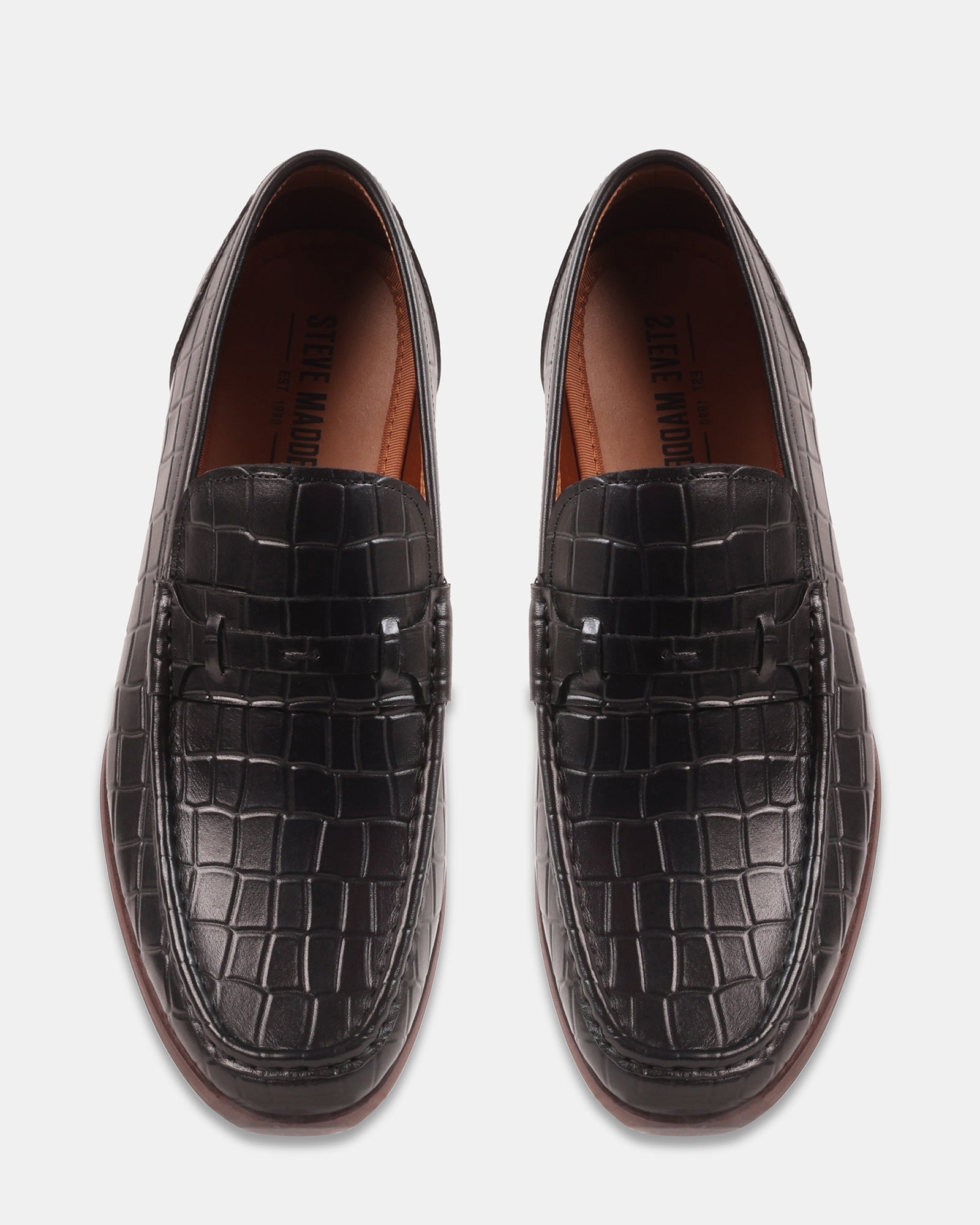 KLINE BLACK LEATHER - Men's Shoes - Steve Madden Canada