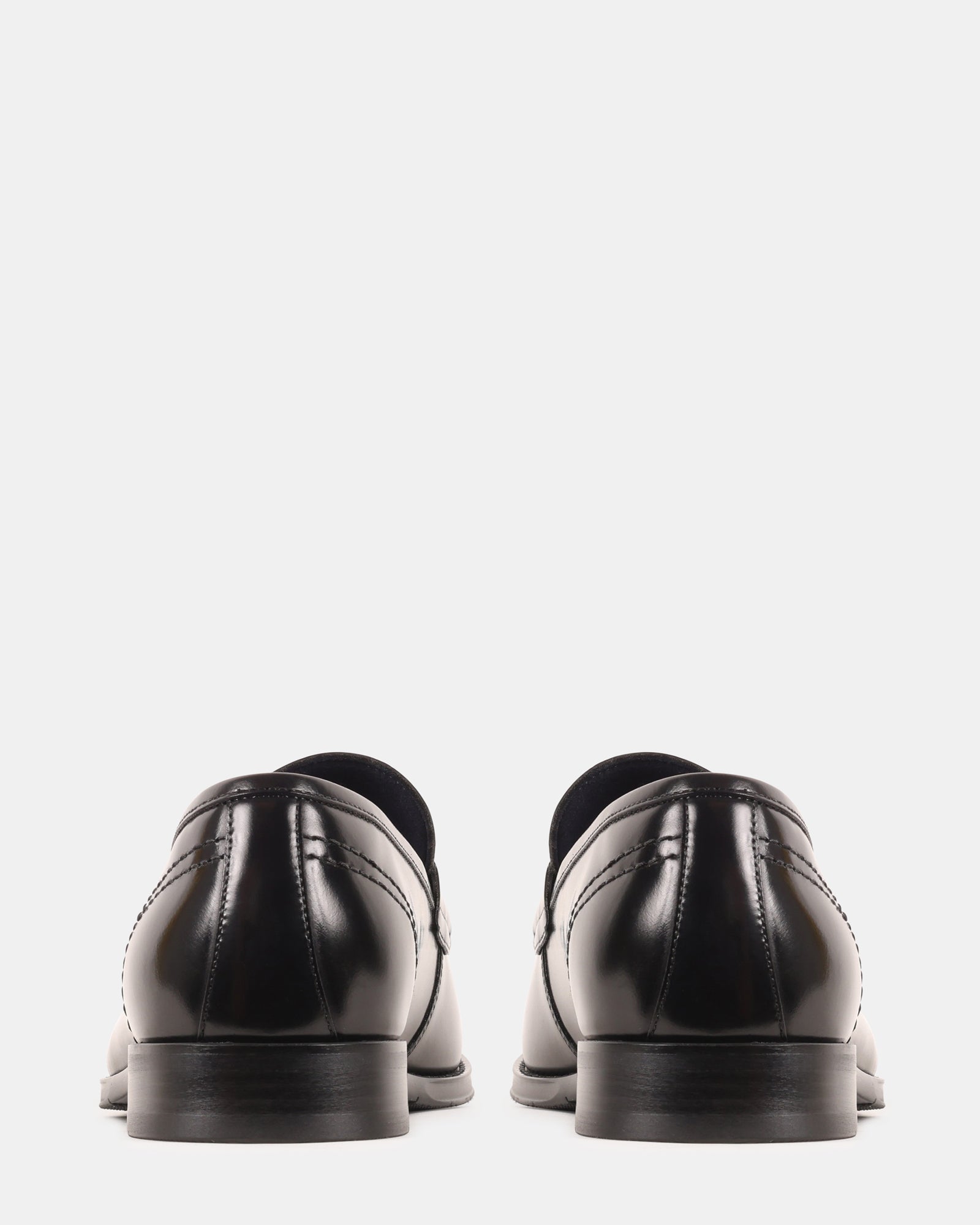 KNIES BLACK LEATHER - Men's Shoes - Steve Madden Canada