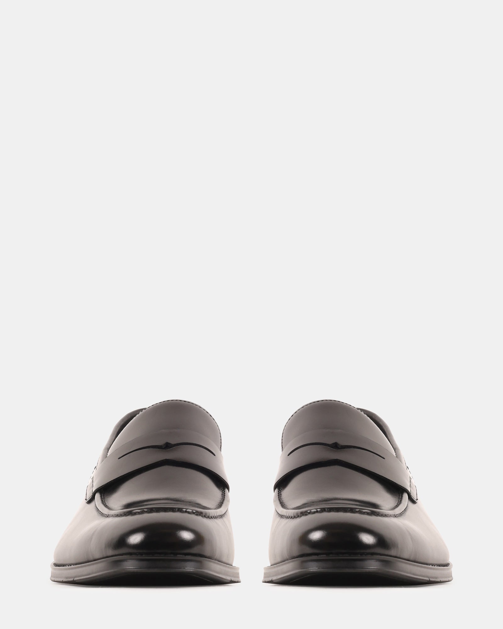 KNIES BLACK LEATHER - Men's Shoes - Steve Madden Canada