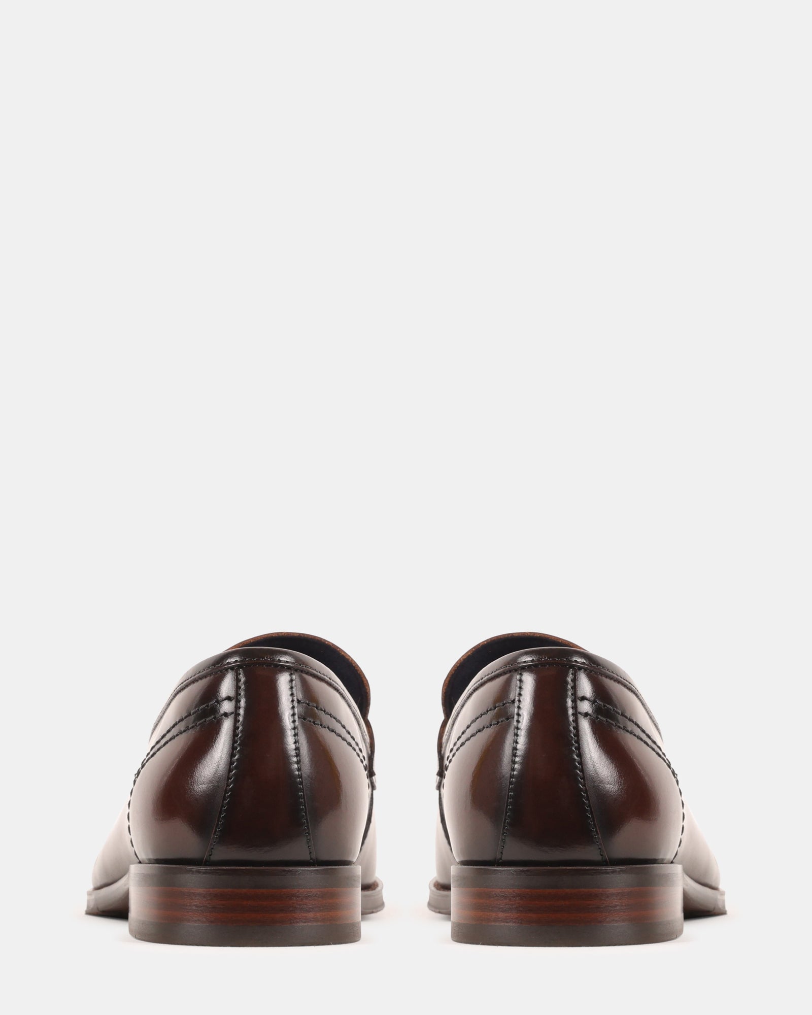 KNIES BROWN LEATHER - Men's Shoes - Steve Madden Canada