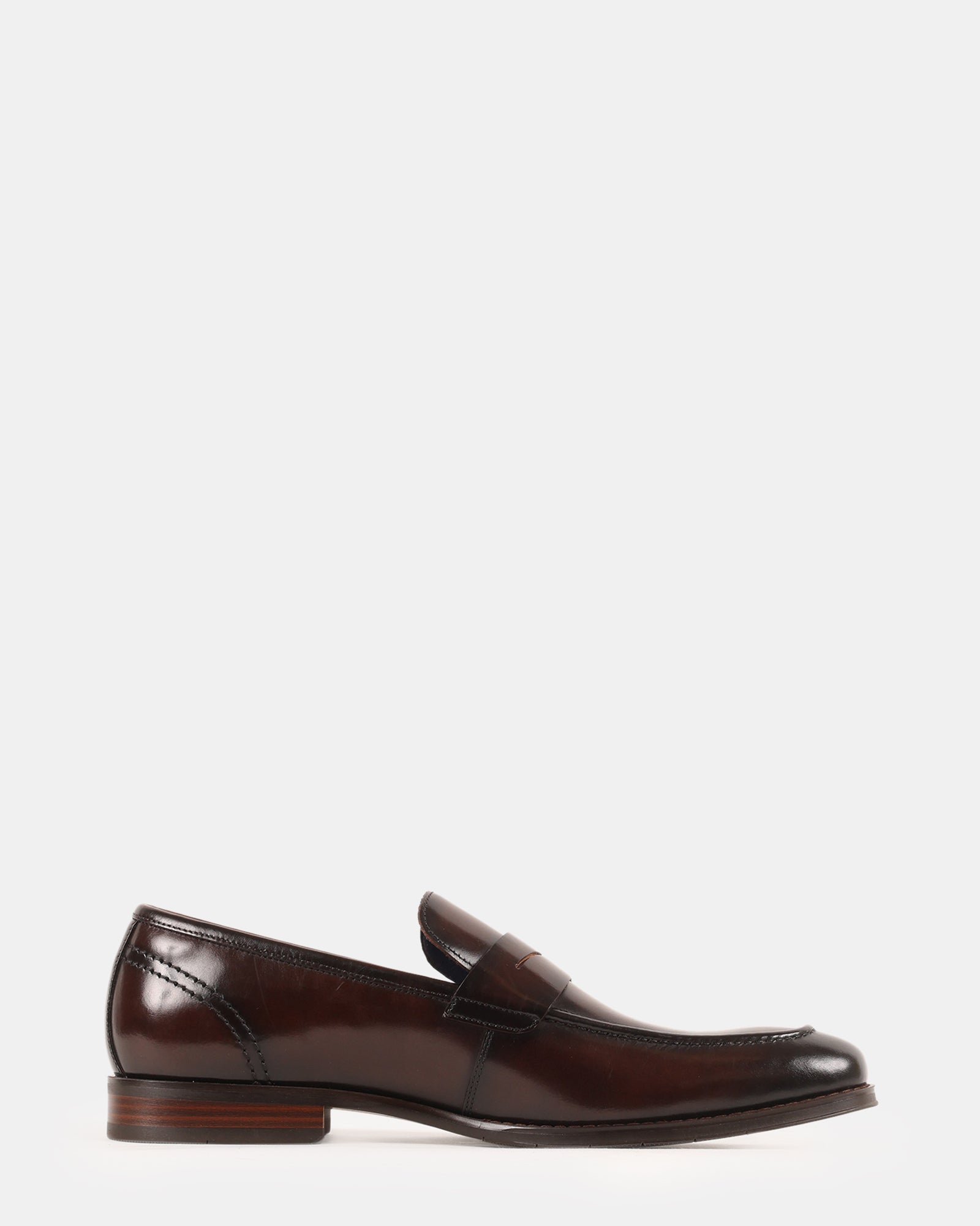 KNIES BROWN LEATHER - Men's Shoes - Steve Madden Canada