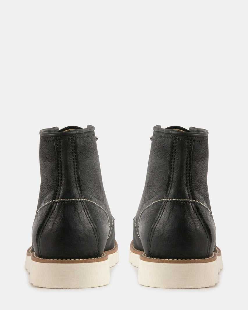 KROSS BLACK LEATHER - Men's Shoes - Steve Madden Canada