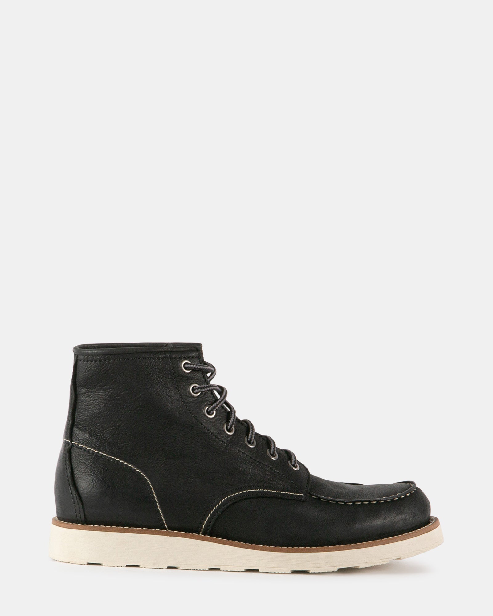 KROSS BLACK LEATHER - Men's Shoes - Steve Madden Canada