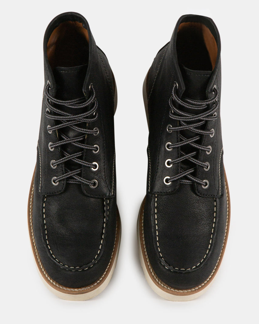 KROSS BLACK LEATHER - Men's Shoes - Steve Madden Canada