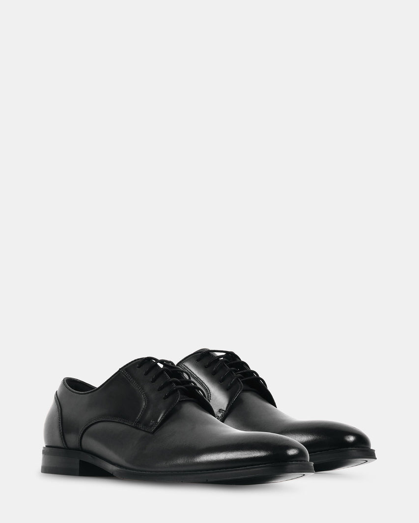KRUISE BLACK LEATHER - Men's Shoes - Steve Madden Canada