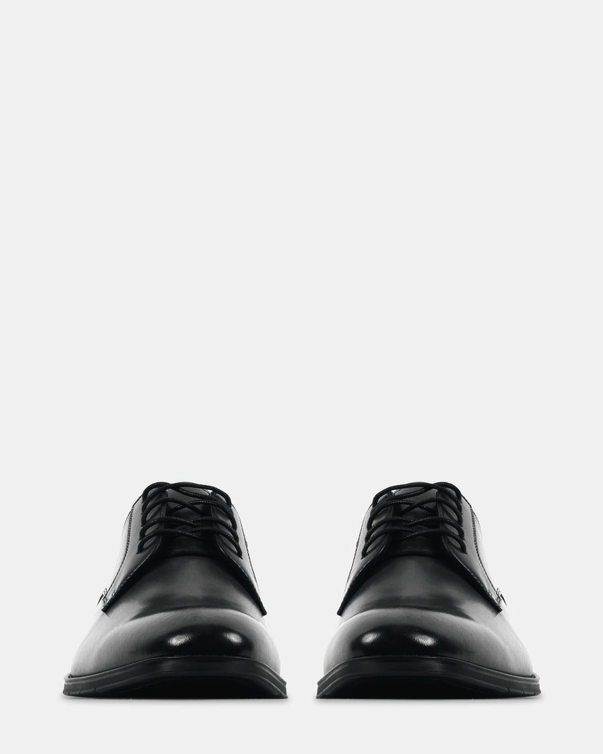 KRUISE BLACK LEATHER - Men's Shoes - Steve Madden Canada