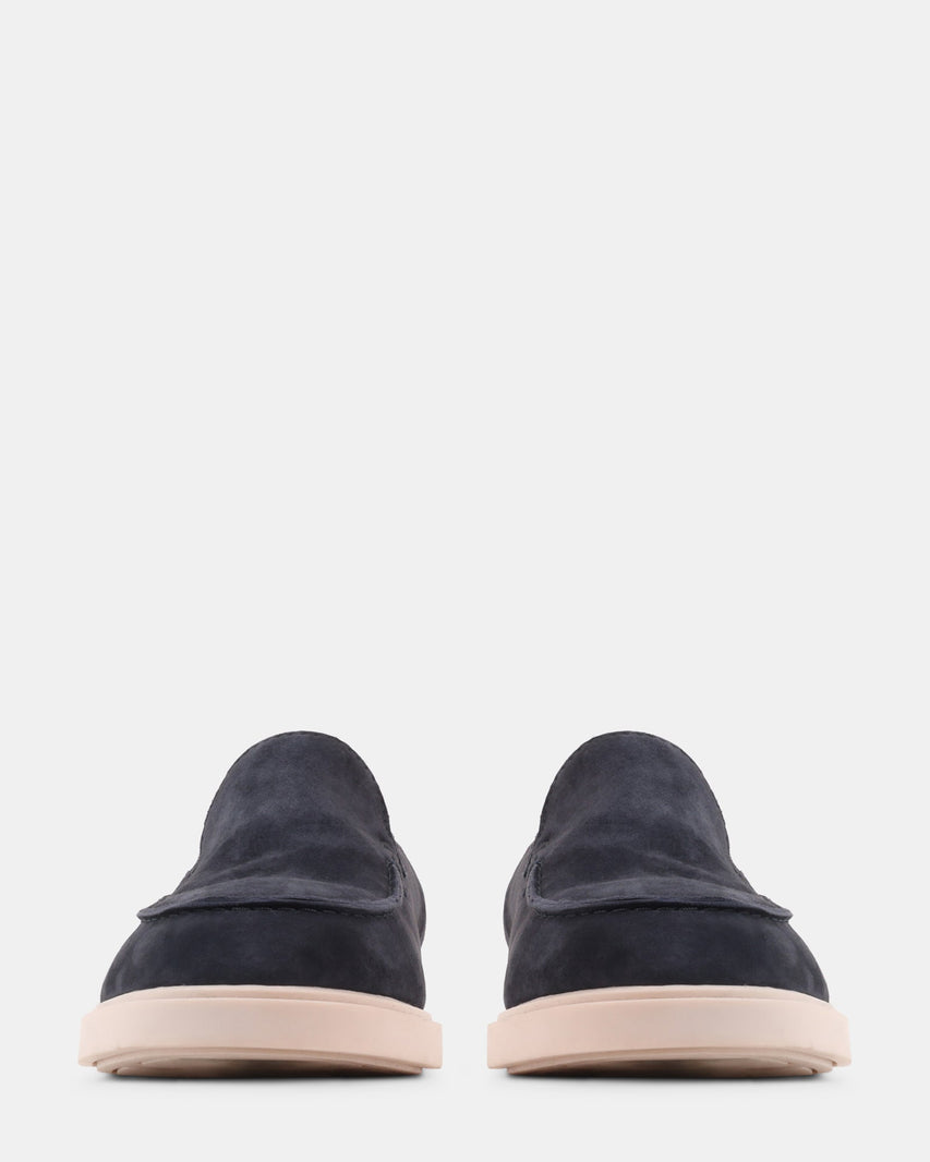 LARRY NAVY SUEDE - Men's Shoes - Steve Madden Canada