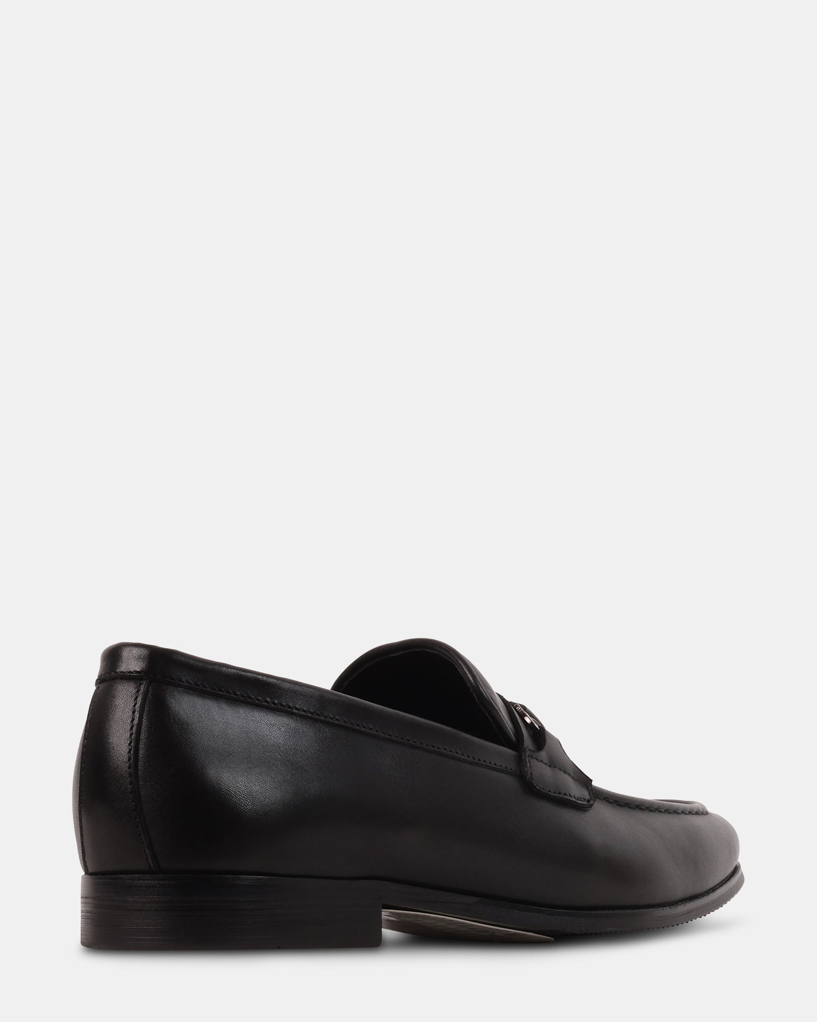 LEONARDO BLACK LEATHER - Men's Shoes - Steve Madden Canada
