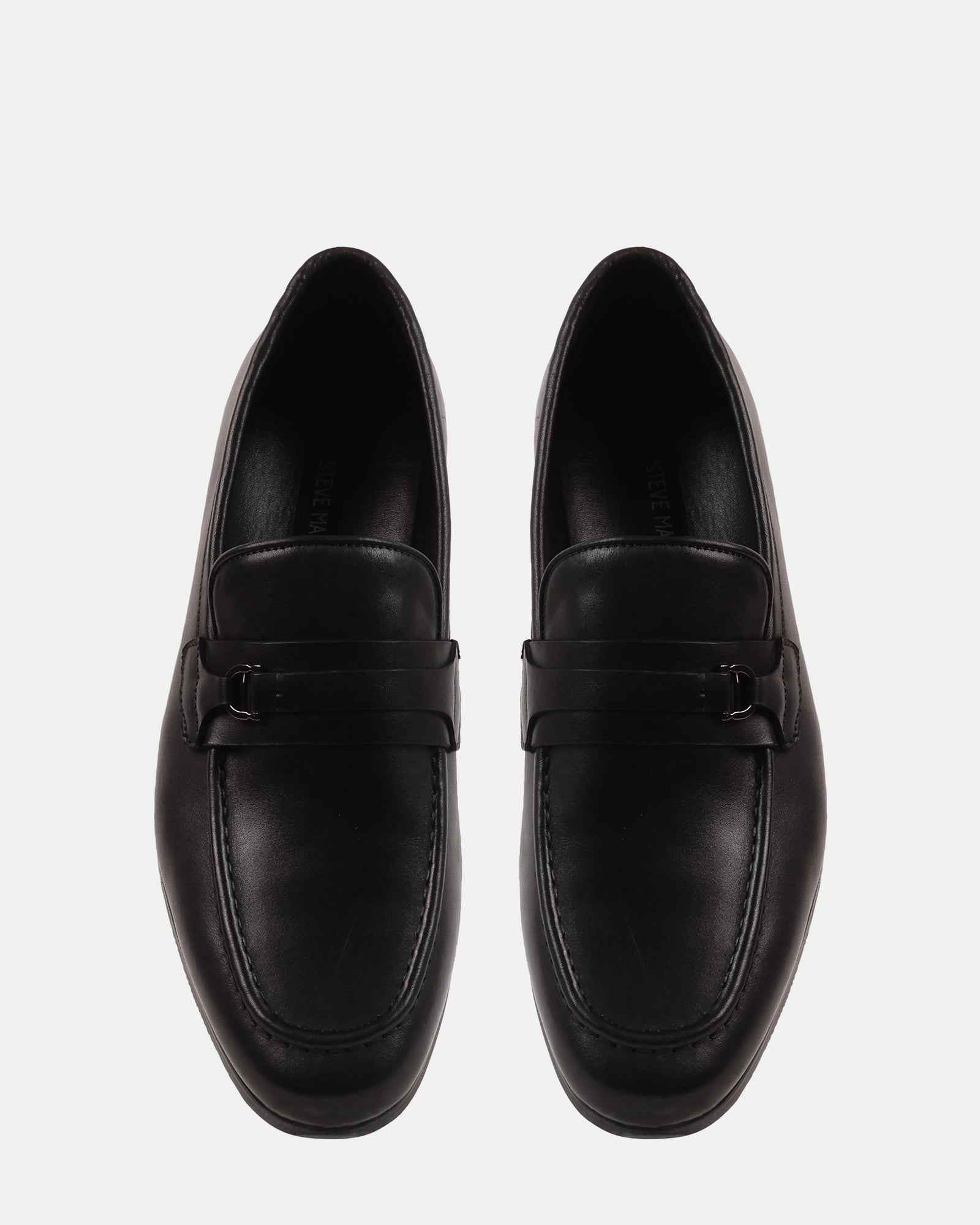 LEONARDO BLACK LEATHER - Men's Shoes - Steve Madden Canada