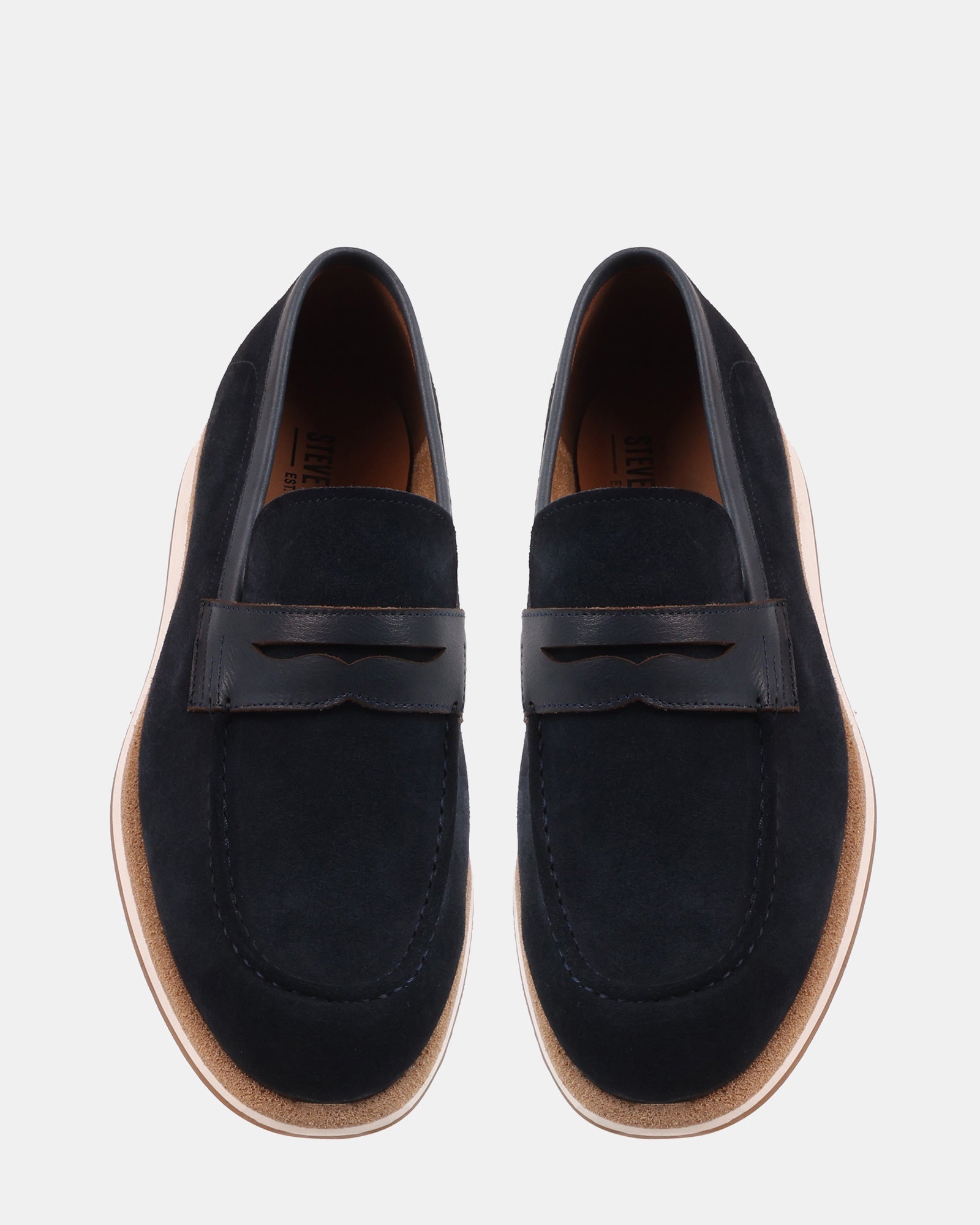 MARCUS NAVY SUEDE - Men's Shoes - Steve Madden Canada