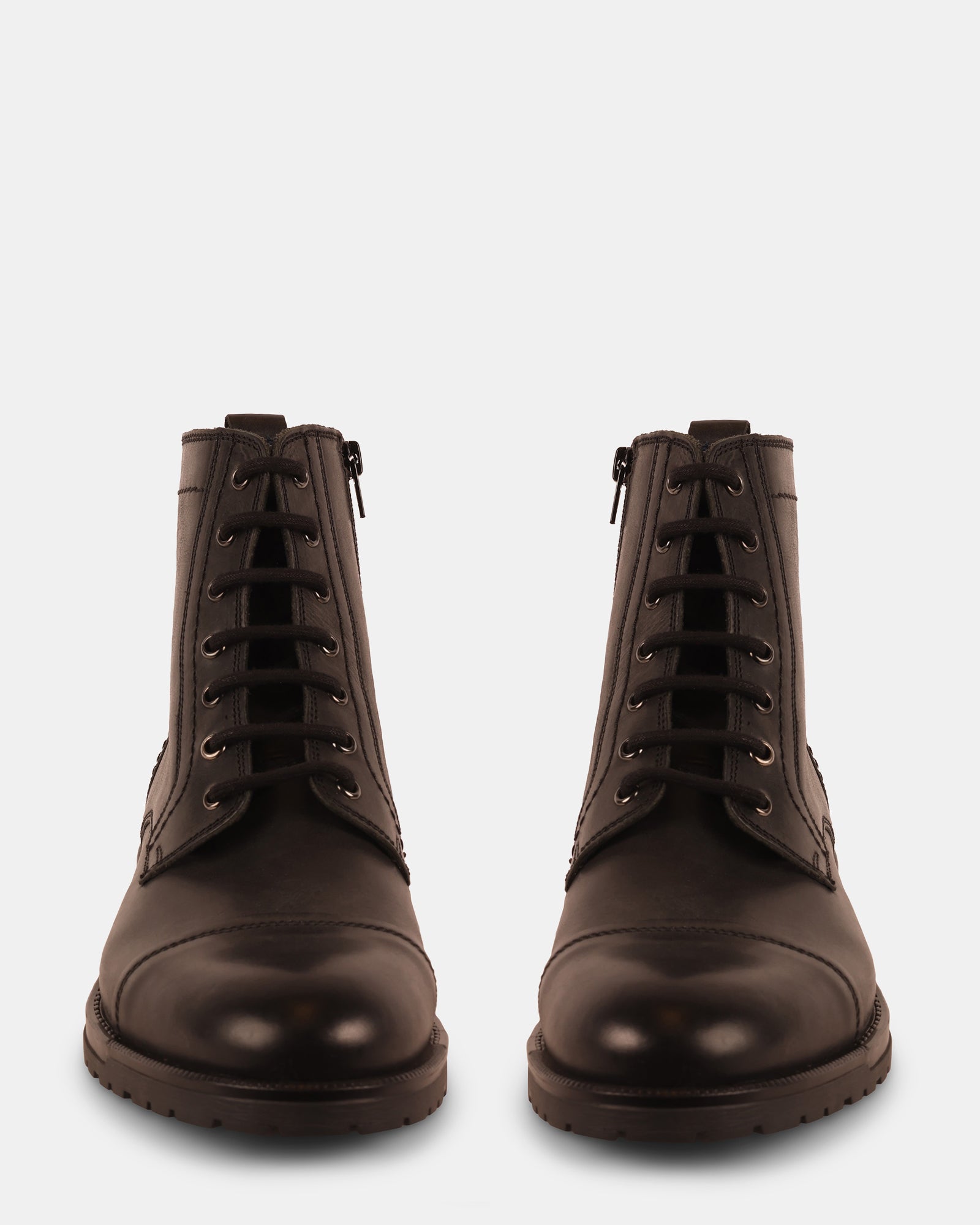 MATHESON BLACK LEATHER - Men's Shoes - Steve Madden Canada