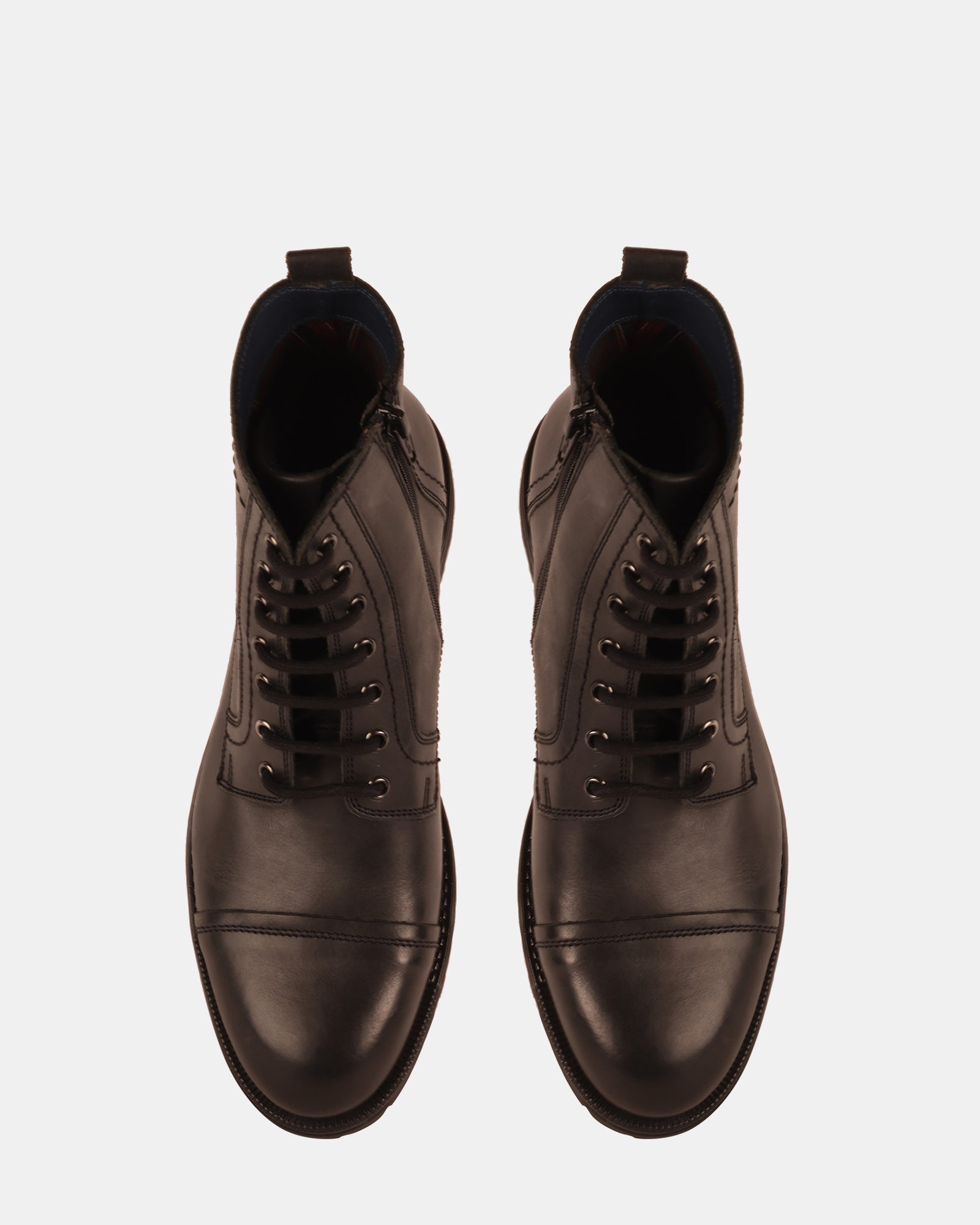 MATHESON BLACK LEATHER - Men's Shoes - Steve Madden Canada