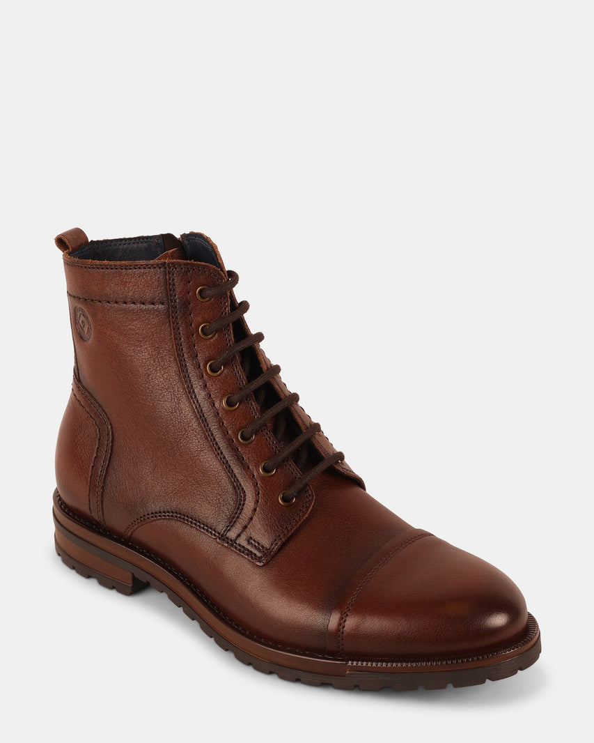 MATHESON BROWN LEATHER - Men's Shoes - Steve Madden Canada