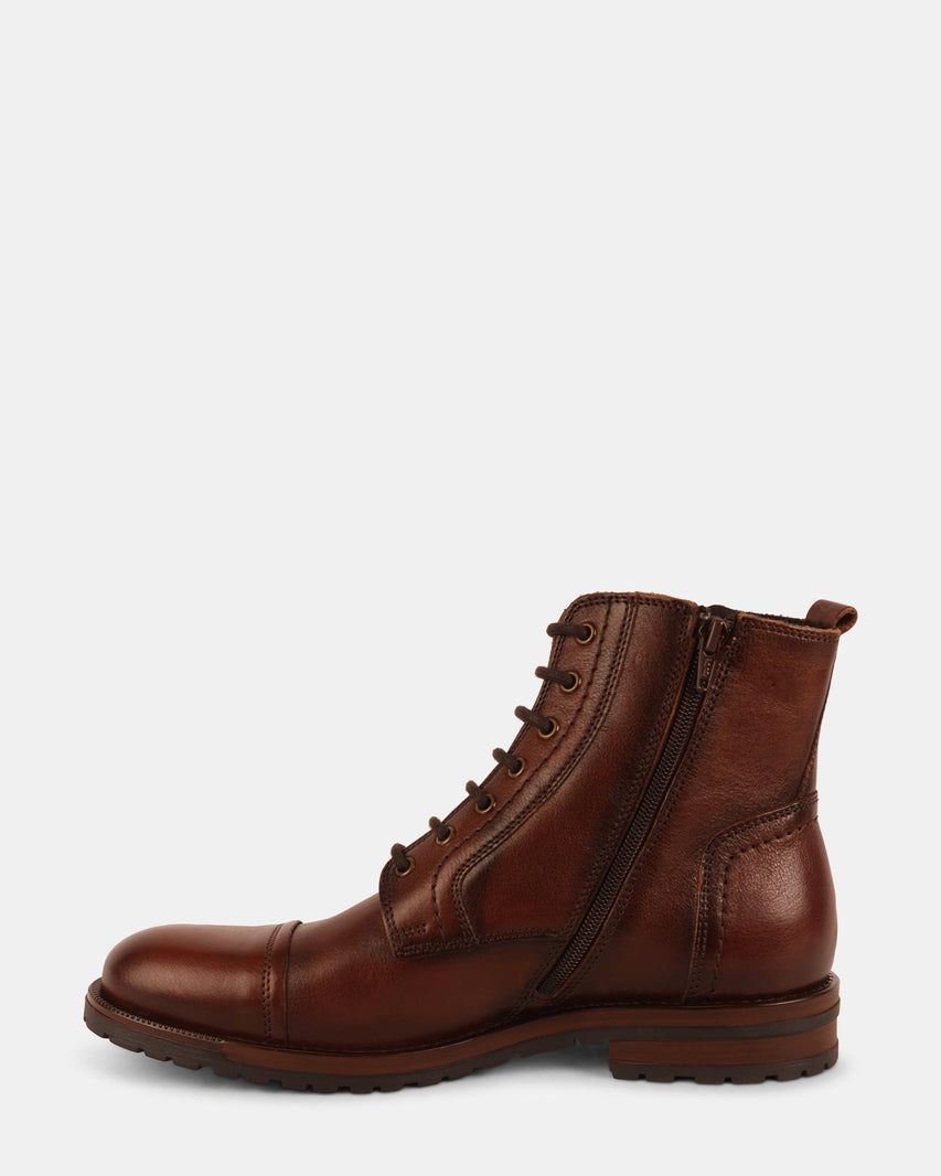 MATHESON BROWN LEATHER - Men's Shoes - Steve Madden Canada