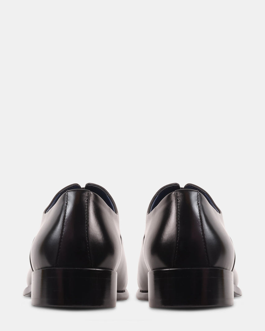 MORIATTI BLACK LEATHER - Men's Shoes - Steve Madden Canada