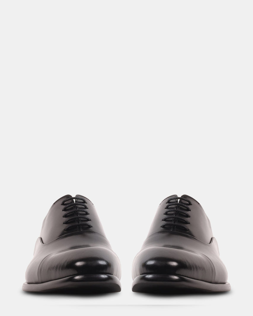 MORIATTI BLACK LEATHER - Men's Shoes - Steve Madden Canada