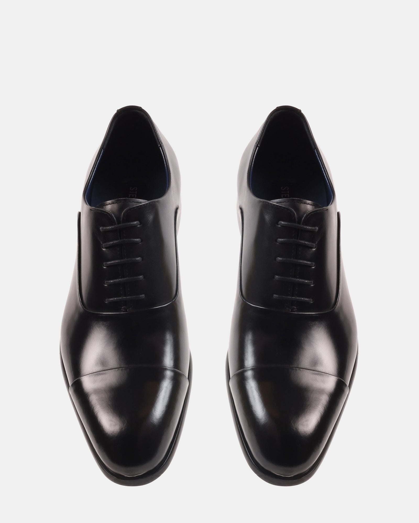 MORIATTI BLACK LEATHER - Men's Shoes - Steve Madden Canada