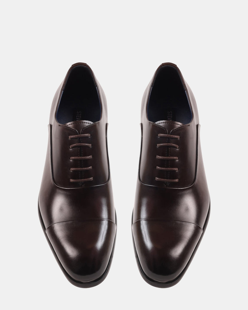 MORIATTI BROWN LEATHER - Men's Shoes - Steve Madden Canada