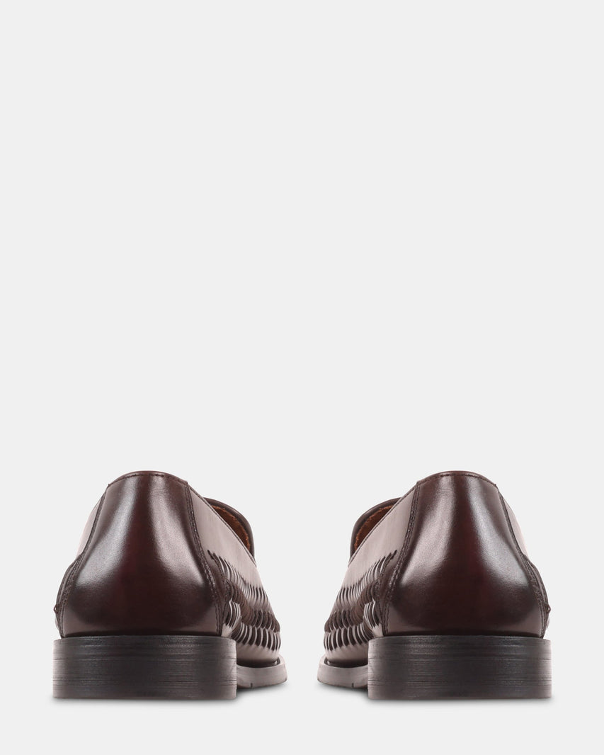 NEWBURY BROWN LEATHER - Men's Shoes - Steve Madden Canada
