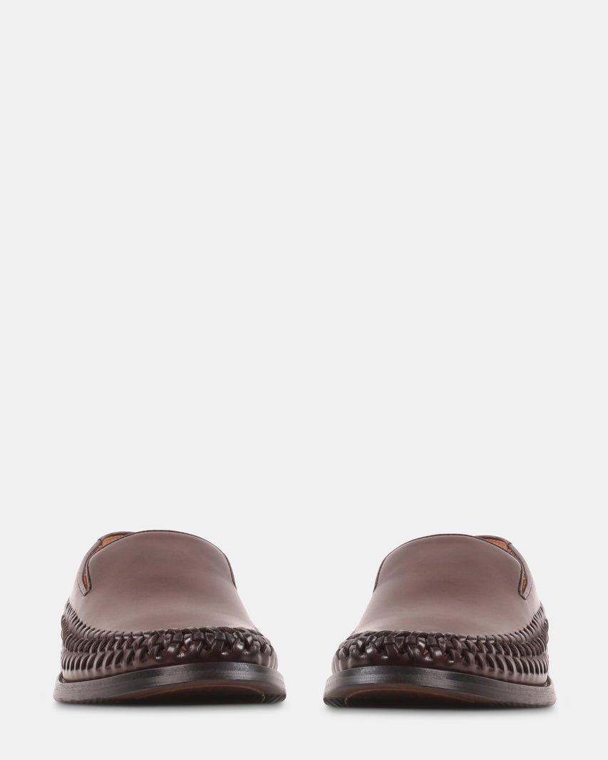 NEWBURY BROWN LEATHER - Men's Shoes - Steve Madden Canada