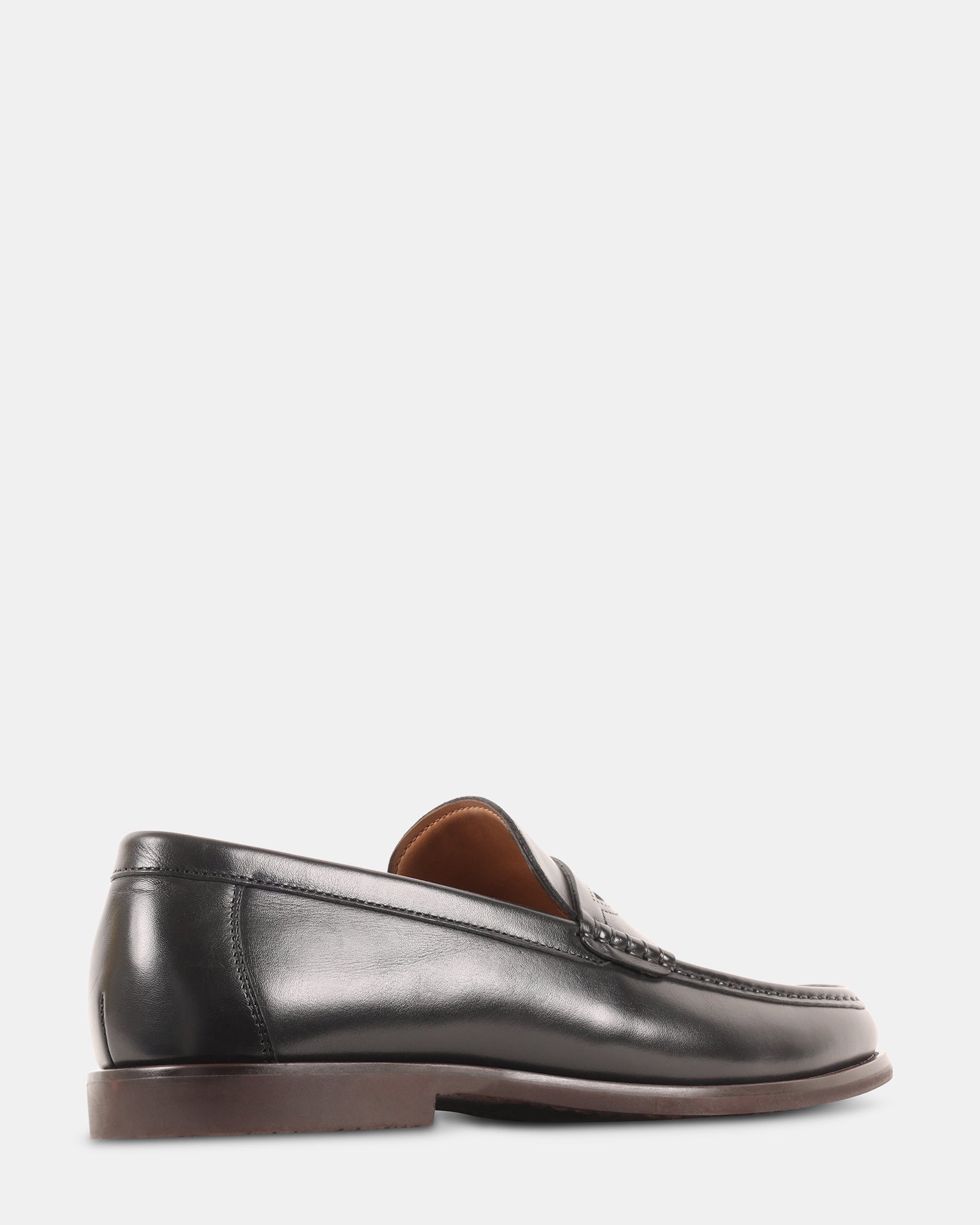 OLANTA BLACK LEATHER - Men's Shoes - Steve Madden Canada