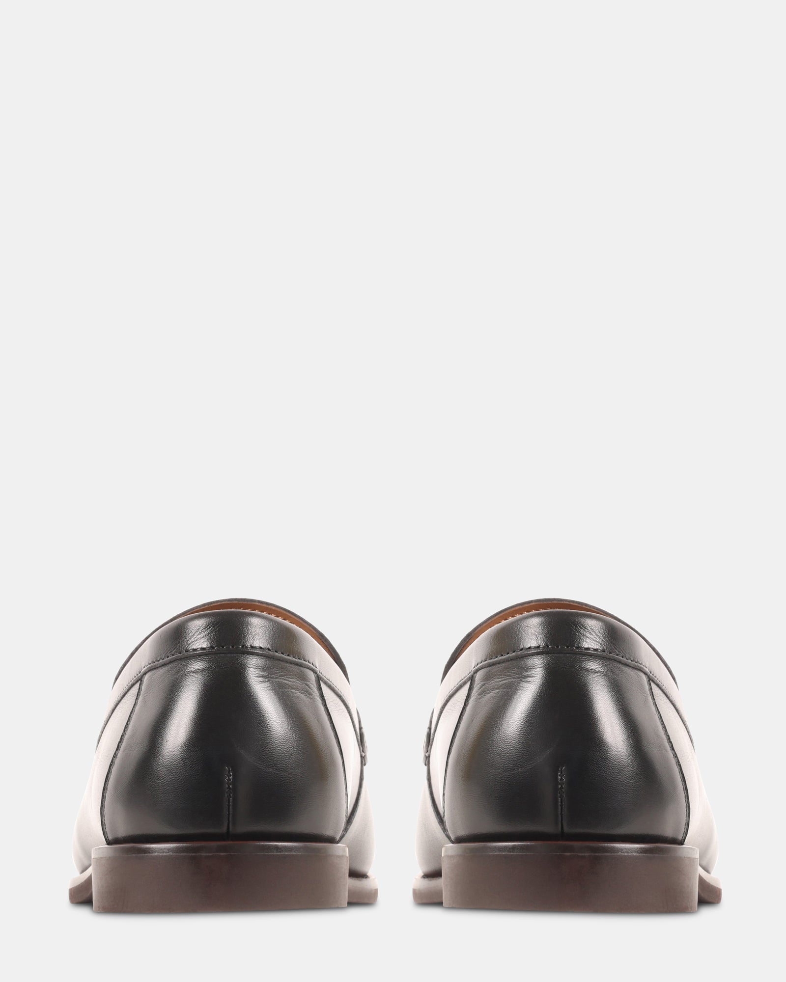 OLANTA BLACK LEATHER - Men's Shoes - Steve Madden Canada