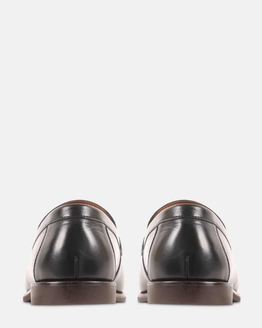 OLANTA BLACK LEATHER - Men's Shoes - Steve Madden Canada