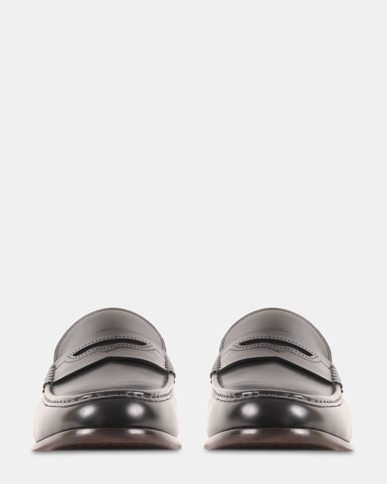 OLANTA BLACK LEATHER - Men's Shoes - Steve Madden Canada