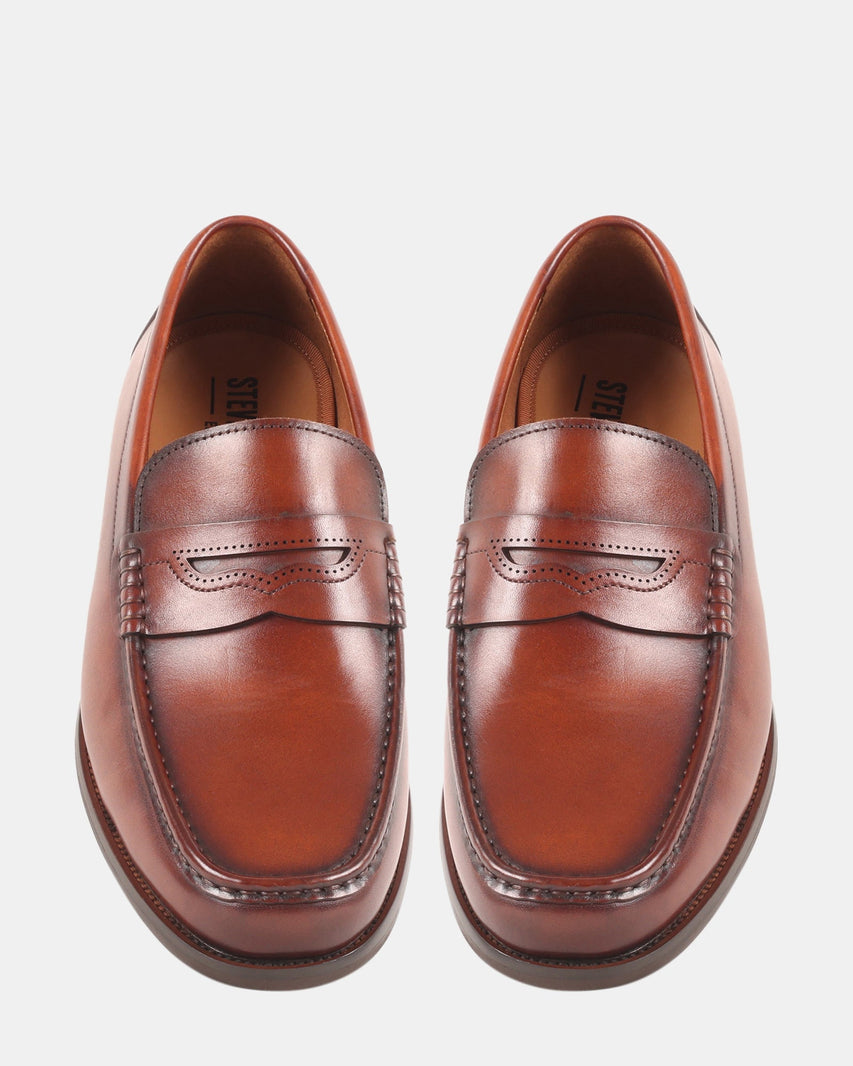 OLANTA TAN LEATHER - Men's Shoes - Steve Madden Canada