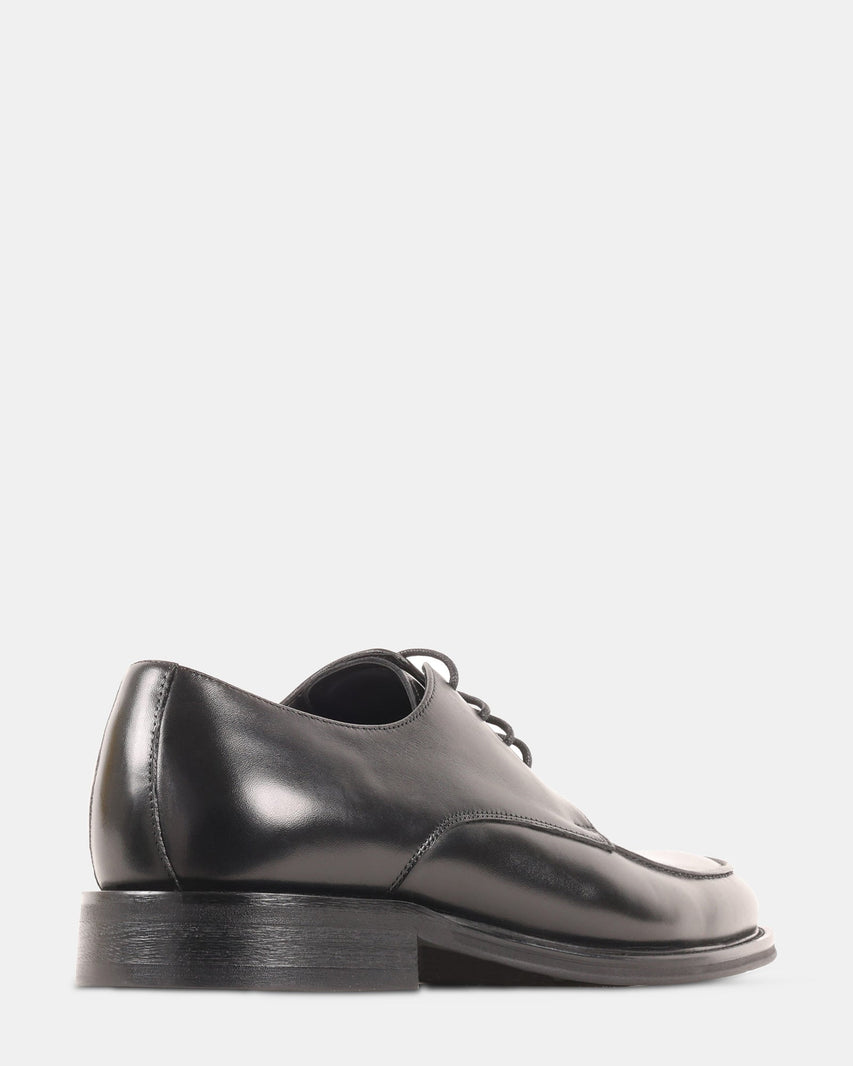 PELICANE BLACK LEATHER - Men's Shoes - Steve Madden Canada
